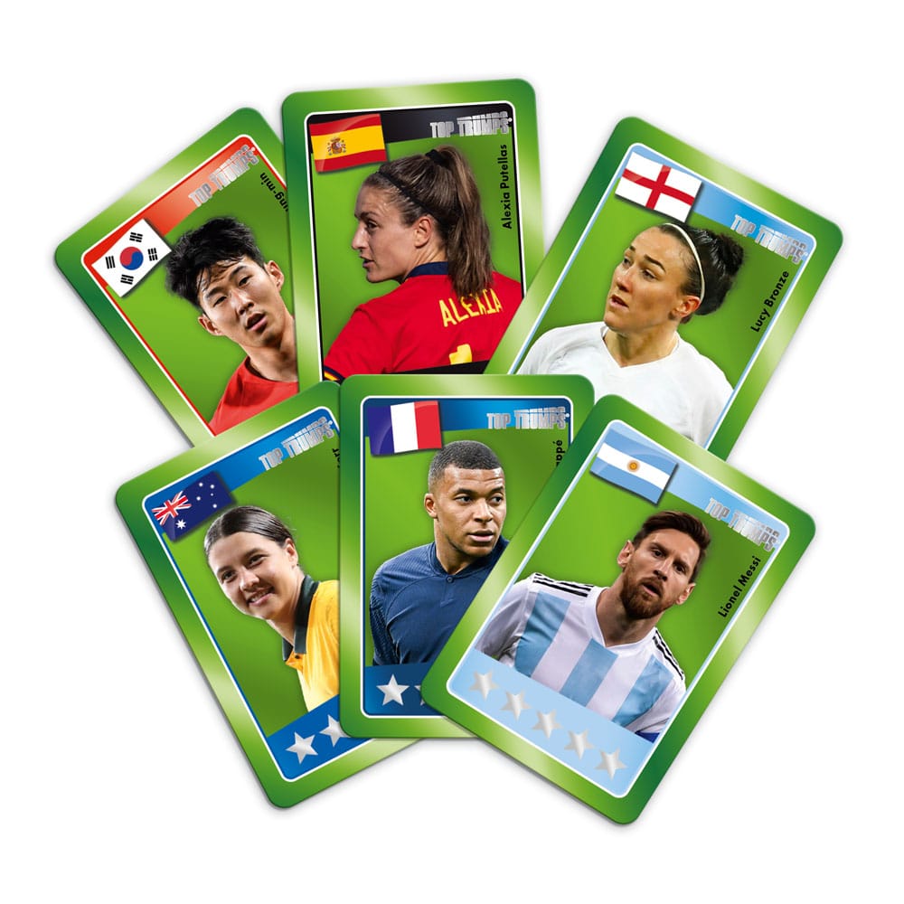 World football stars Top Trumps Match - The Crazy Cube Game Green Version - MangaShop.ro