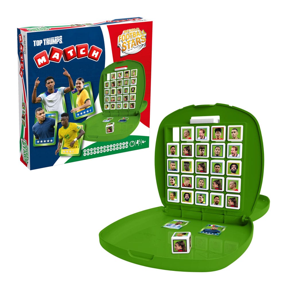 World football stars Top Trumps Match - The Crazy Cube Game Green Version - MangaShop.ro