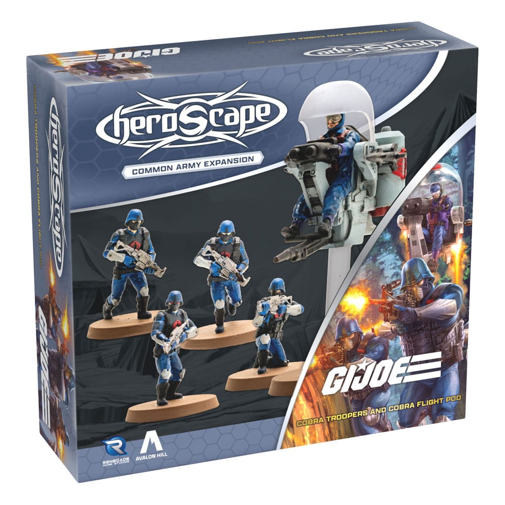 G.I.Joe Heroscape Army Expansion Cobra Troopers & Cobra Flight Pod (Common) *English Version* - MangaShop.ro