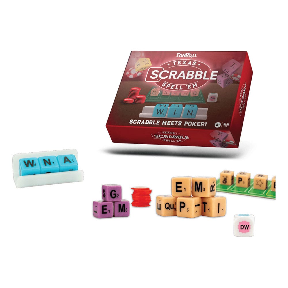 FanRoll Hasbro Game Scrabble Texas Spell Em - MangaShop.ro