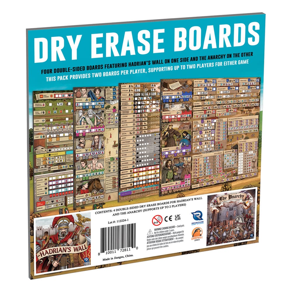 Hadrian's Wall & The Anarchy Dry Erase Boards *English Version* - MangaShop.ro