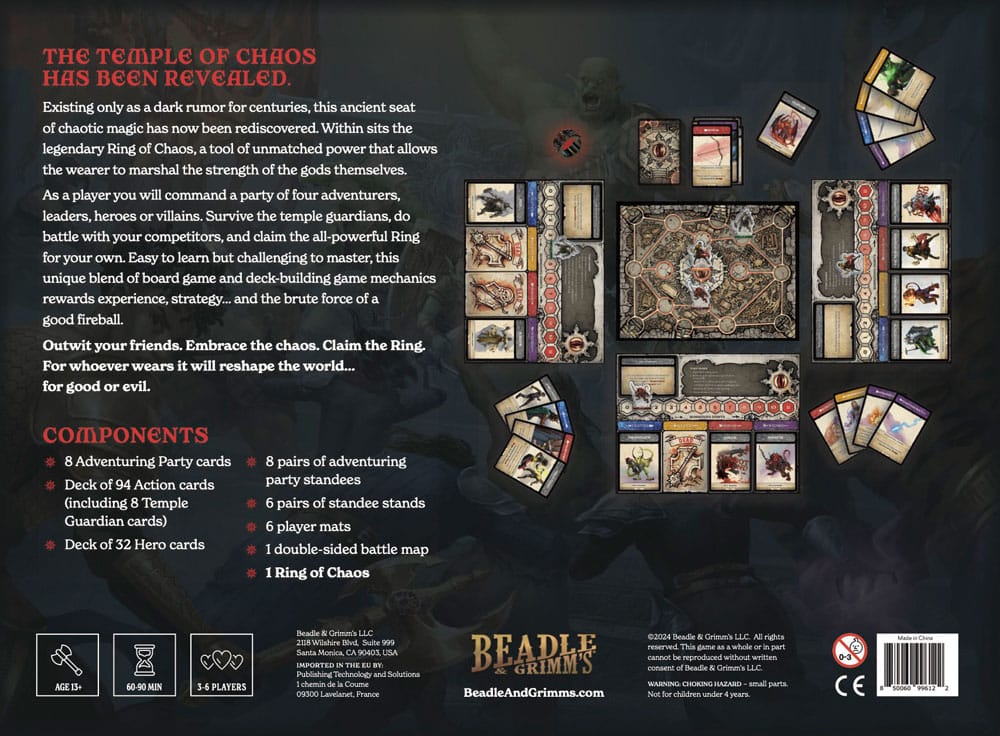 Ring of Chaos Table Top Role Playing Game Board Game *English Version* - MangaShop.ro