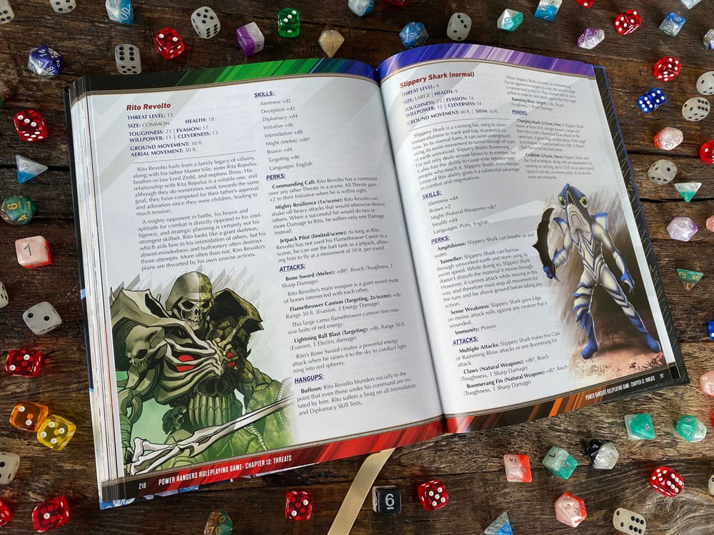 Power Rangers RPG Rulebook Core *Englische Version* - MangaShop.ro