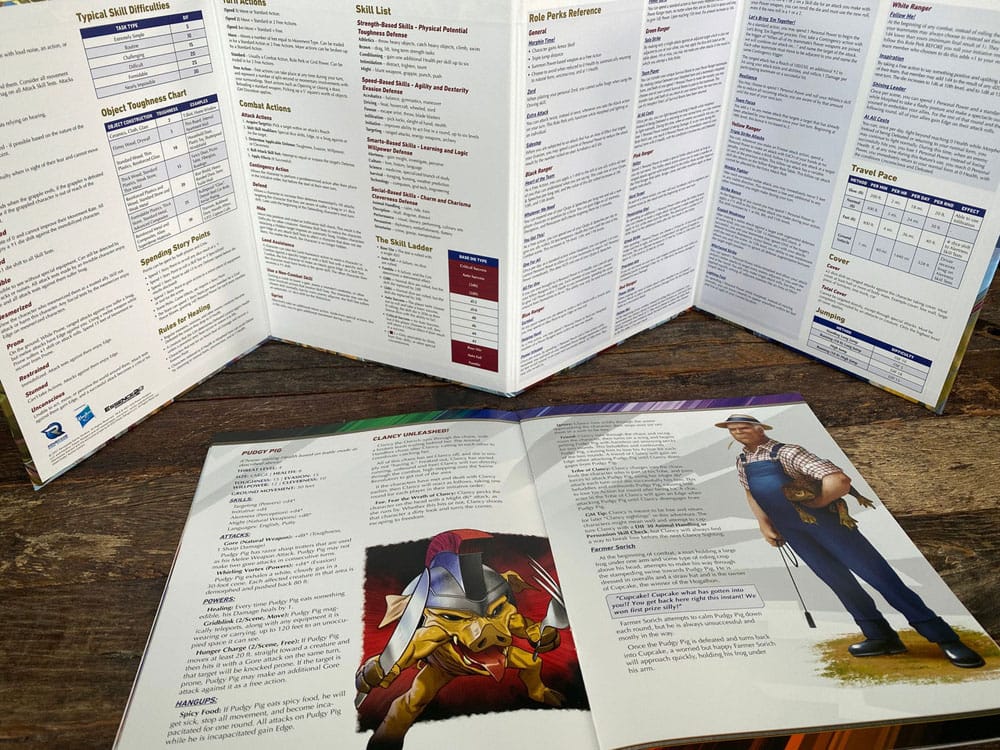Power Rangers RPG book A Glutton for Punishment Adventure & GM Screen *Englische Version* - MangaShop.ro