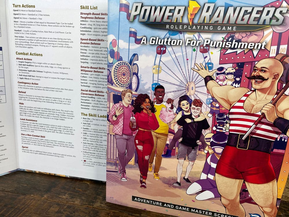 Power Rangers RPG book A Glutton for Punishment Adventure & GM Screen *Englische Version* - MangaShop.ro