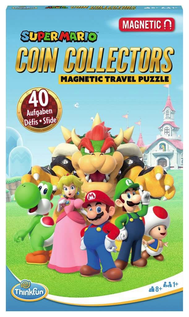 Mario Kart Magnetic Travel Game Coin Collectors *DE-FR-IT Version* - MangaShop.ro