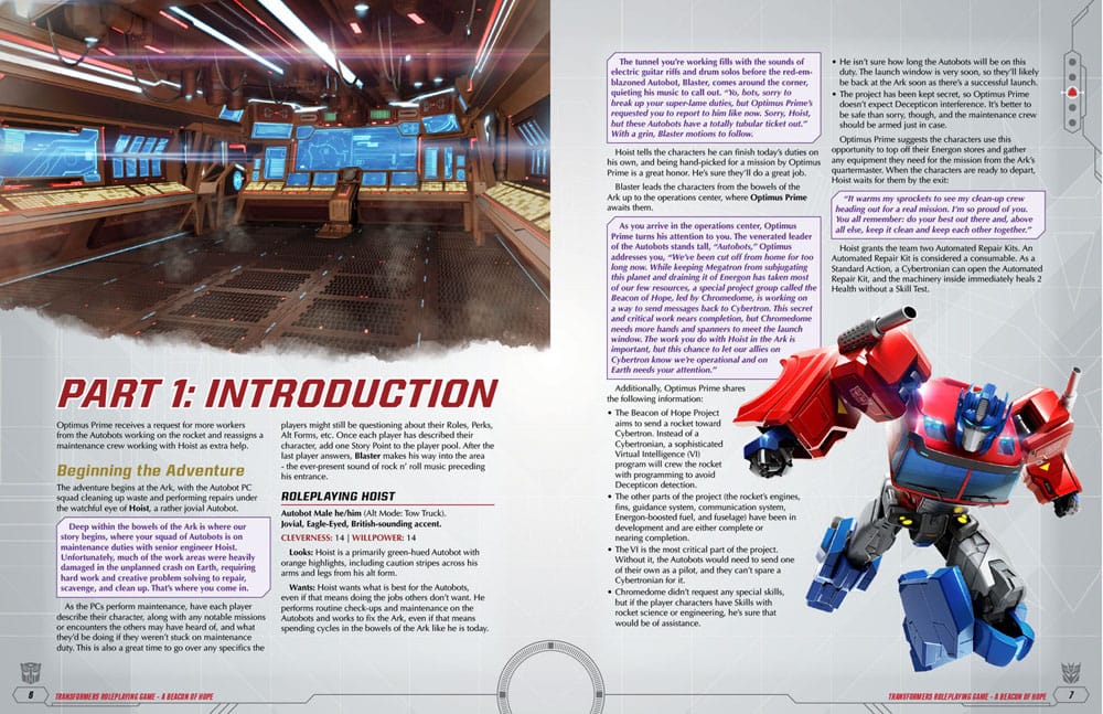 Transformers RPG A Beacon of Hope Adventure & GM Screen *Englische Version* - MangaShop.ro