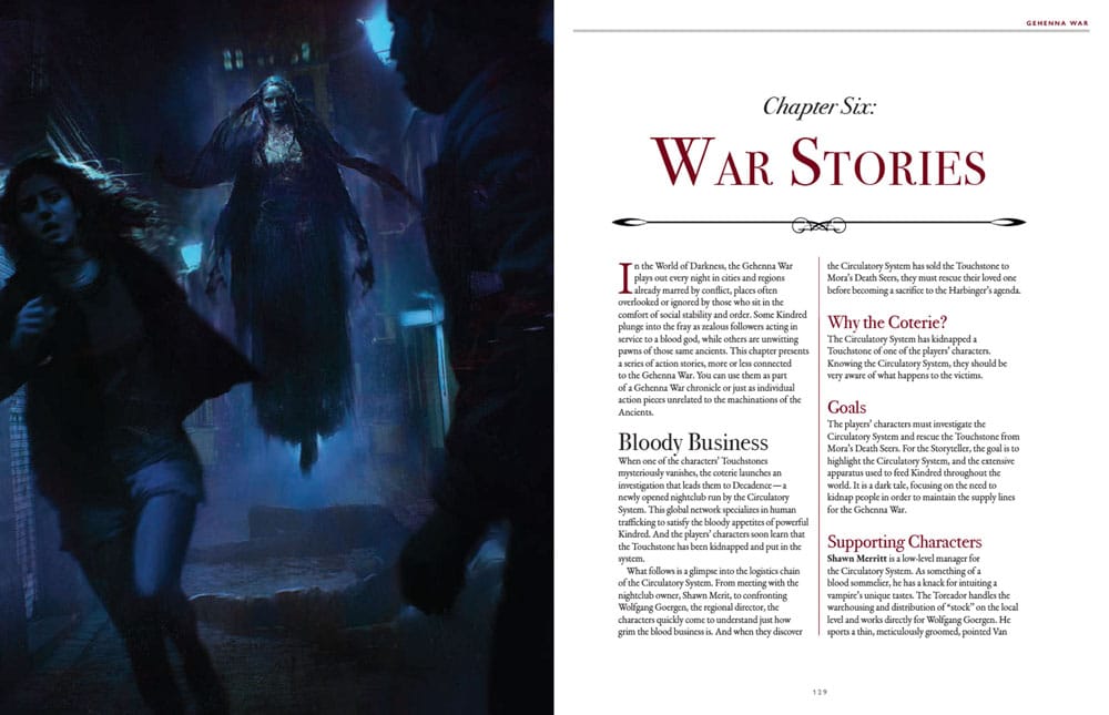 Vampire: The Masquerade 5th Edition RPG book Gehenna War Sourcebook *Englische Version* - MangaShop.ro