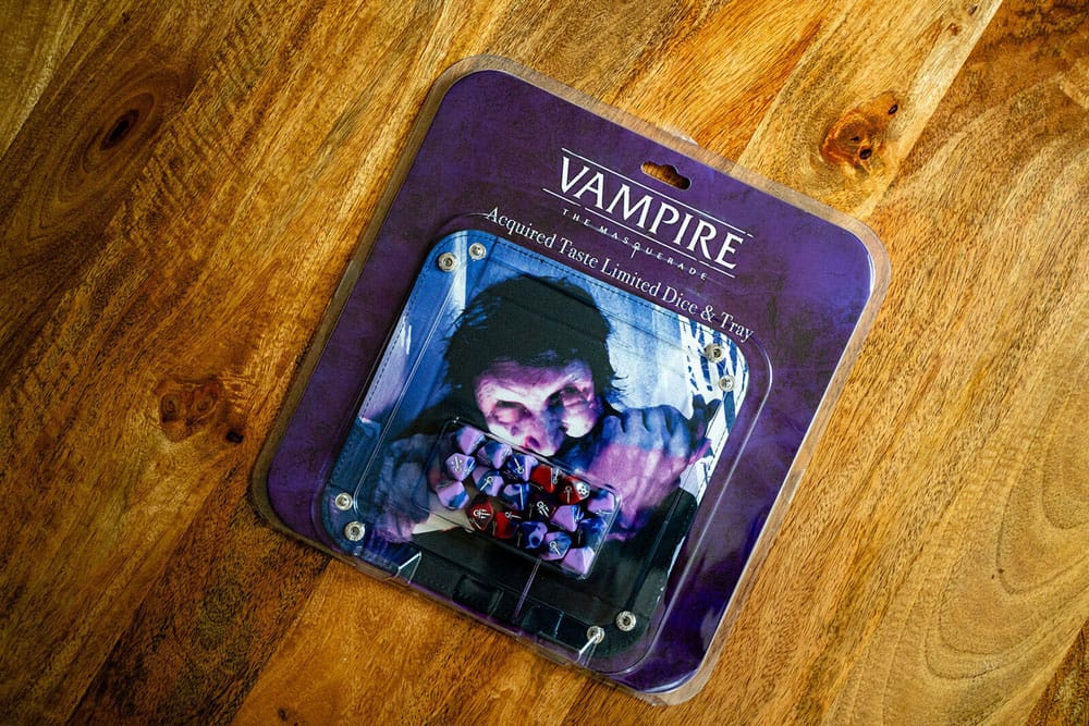 Vampire: The Masquerade 5th Edition RPG Acquired Taste Limited Dice & Tray Accessory Pack - MangaShop.ro