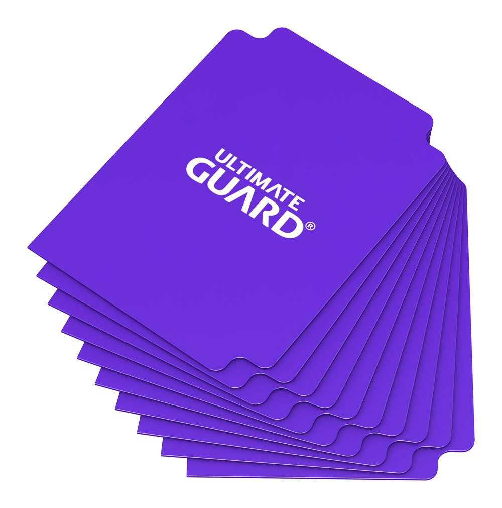 Ultimate Guard Card Dividers Standard Size (10) - Purple - MangaShop.ro