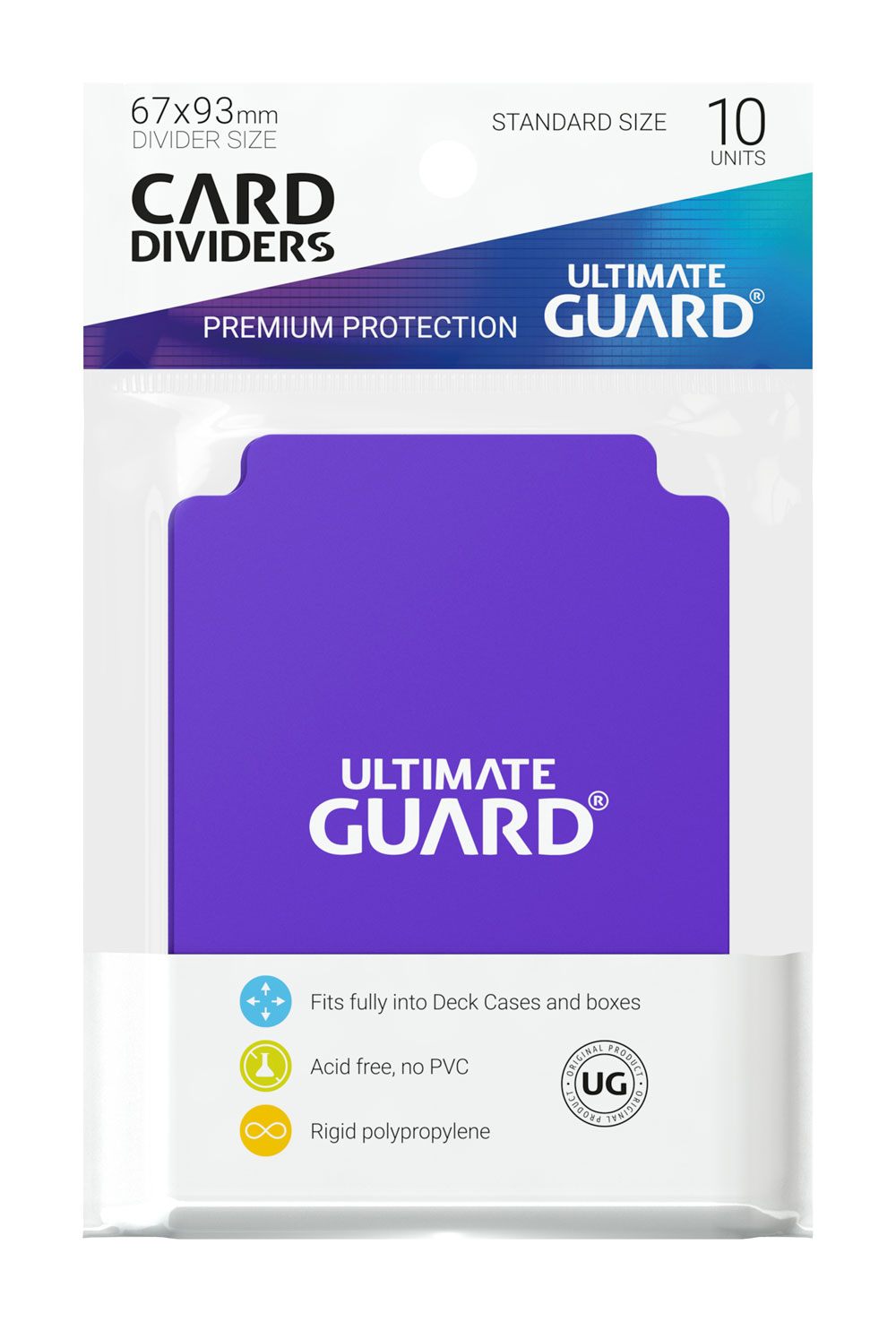 Ultimate Guard Card Dividers Standard Size (10) - Purple - MangaShop.ro