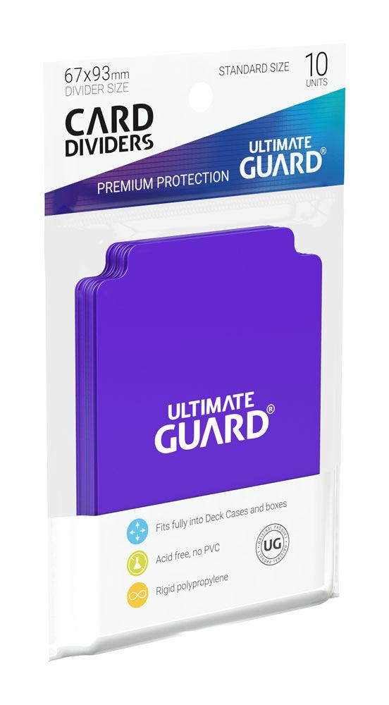 Ultimate Guard Card Dividers Standard Size (10) - Purple - MangaShop.ro