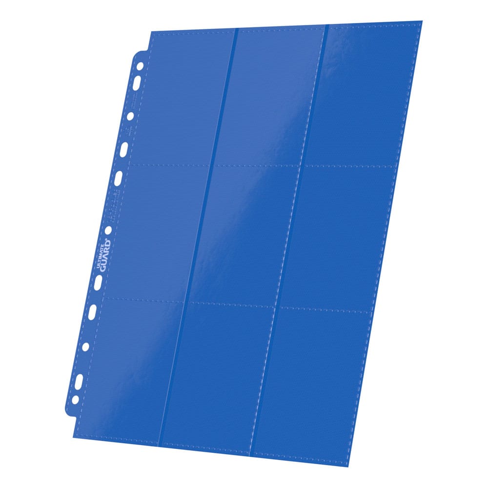 Ultimate Guard 18-Pocket Pages Side-Loading Blue (10) - MangaShop.ro
