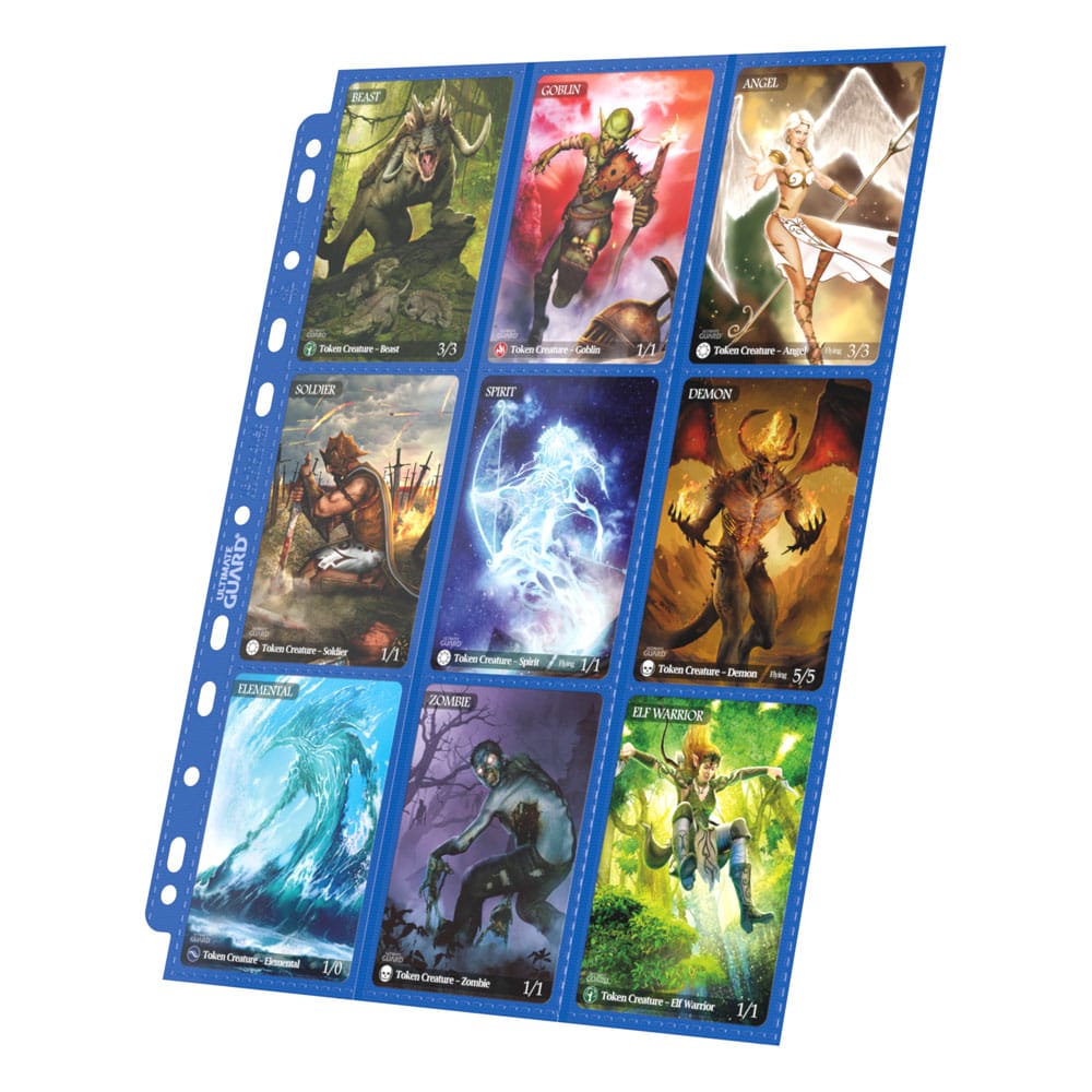 Ultimate Guard 18-Pocket Pages Side-Loading Blue (10) - MangaShop.ro