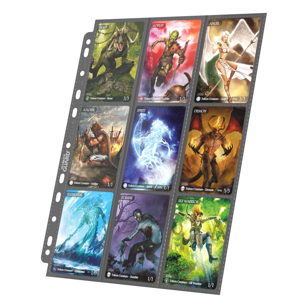 Ultimate Guard 18-Pocket Pages Side-Loading Grey (10) - MangaShop.ro
