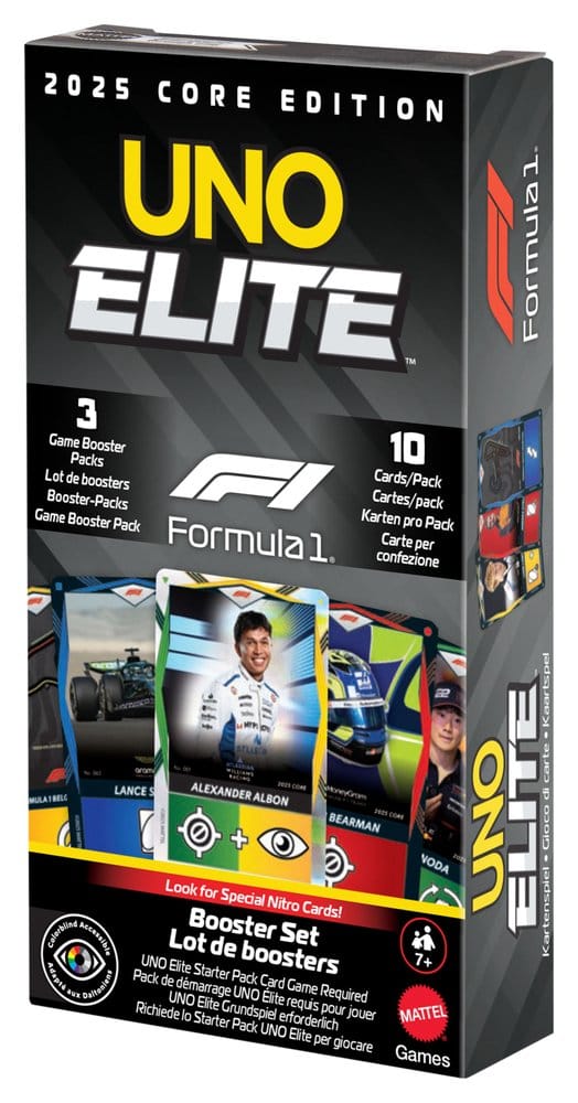 Formula 1 UNO Card Game Elite F1 Booster-Set - MangaShop.ro
