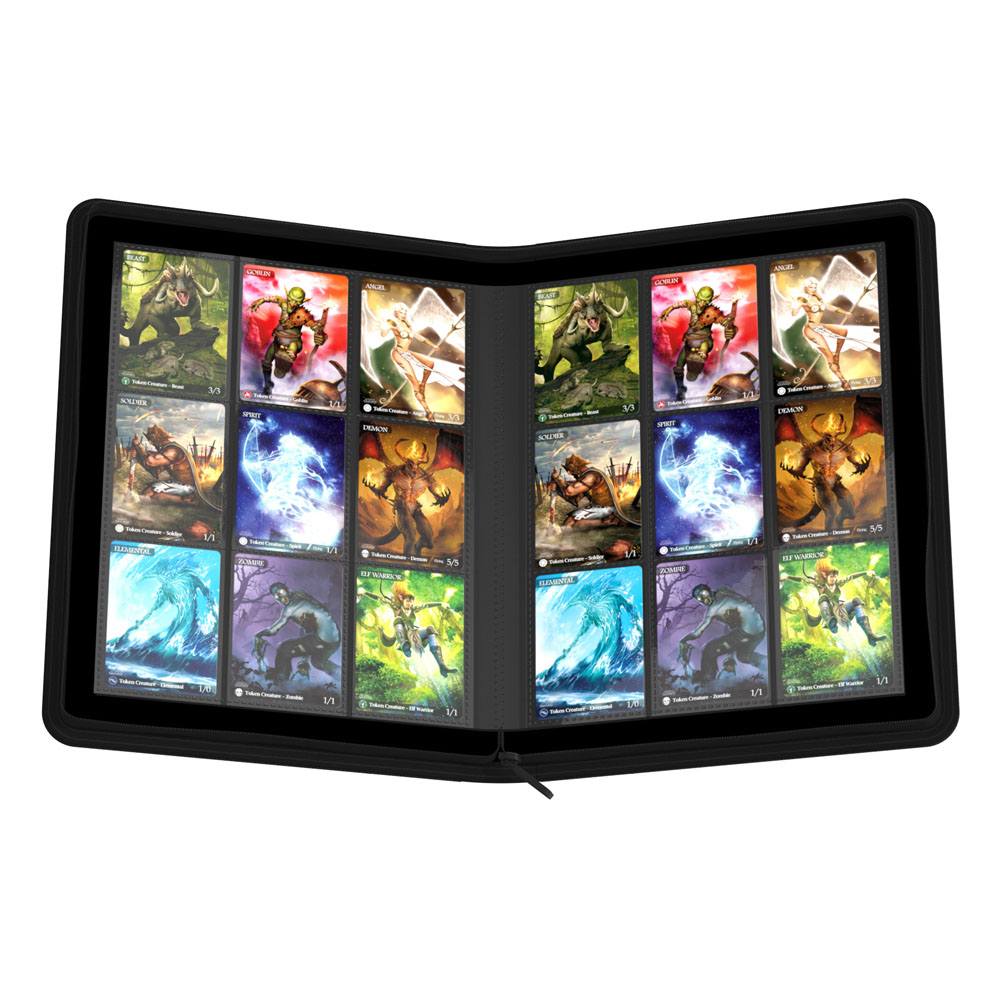 Ultimate Guard Zipfolio 360 18-Pocket Xenoskin - Black - MangaShop.ro