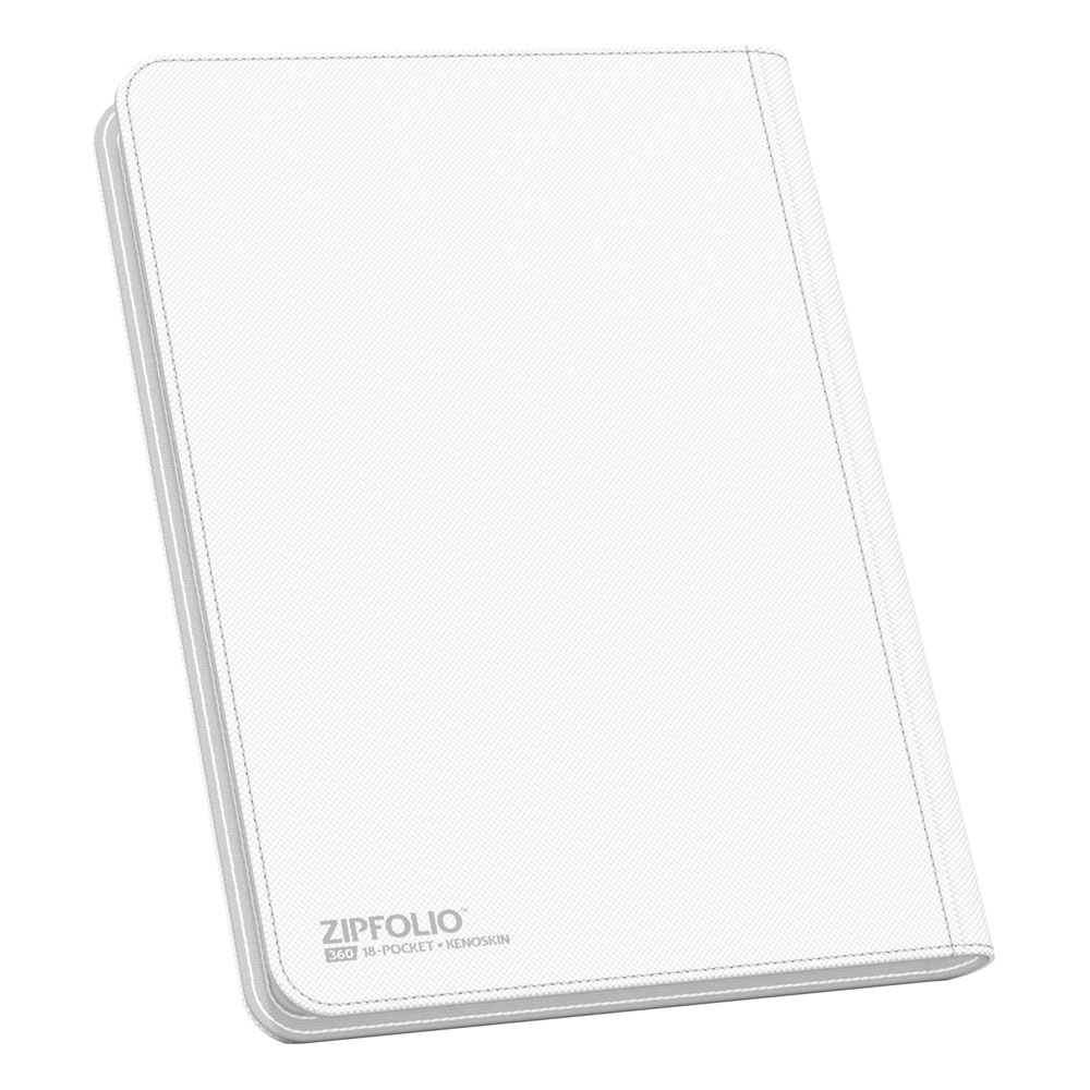 Ultimate Guard Zipfolio 360 18-Pocket Xenoskin - White - MangaShop.ro