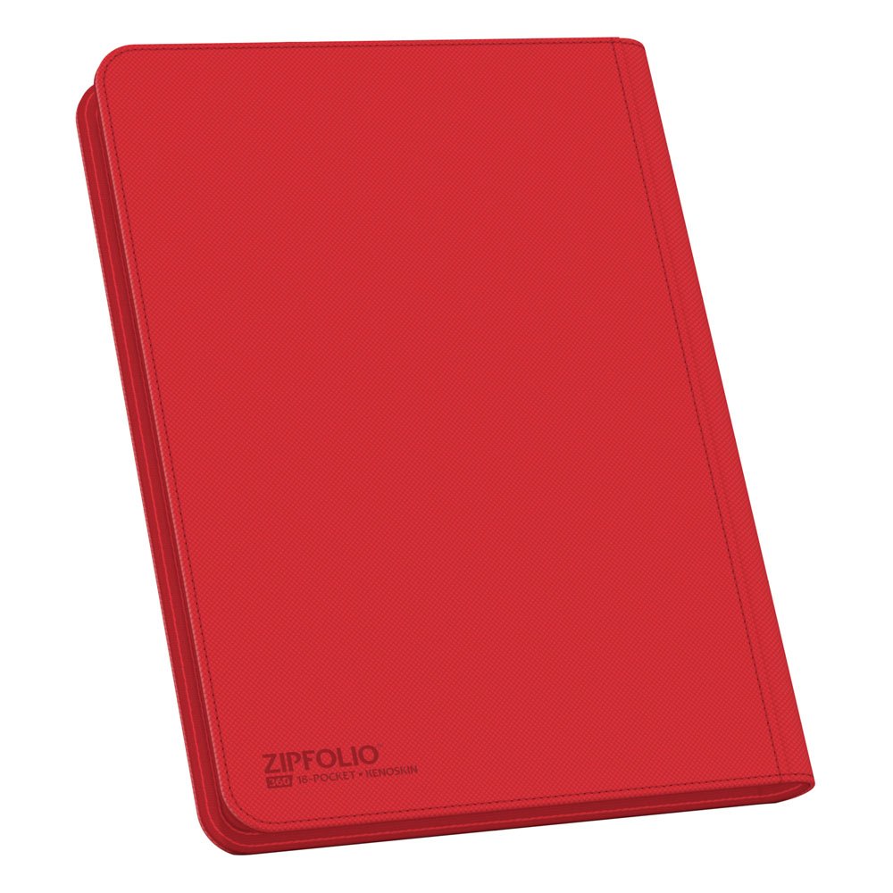 Ultimate Guard Zipfolio 360 18-Pocket Xenoskin - Red - MangaShop.ro