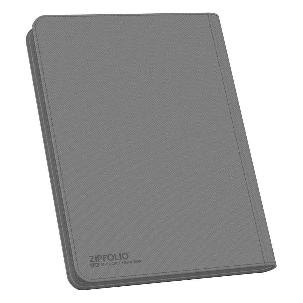 Ultimate Guard Zipfolio 360 18-Pocket Xenoskin - Grey - MangaShop.ro