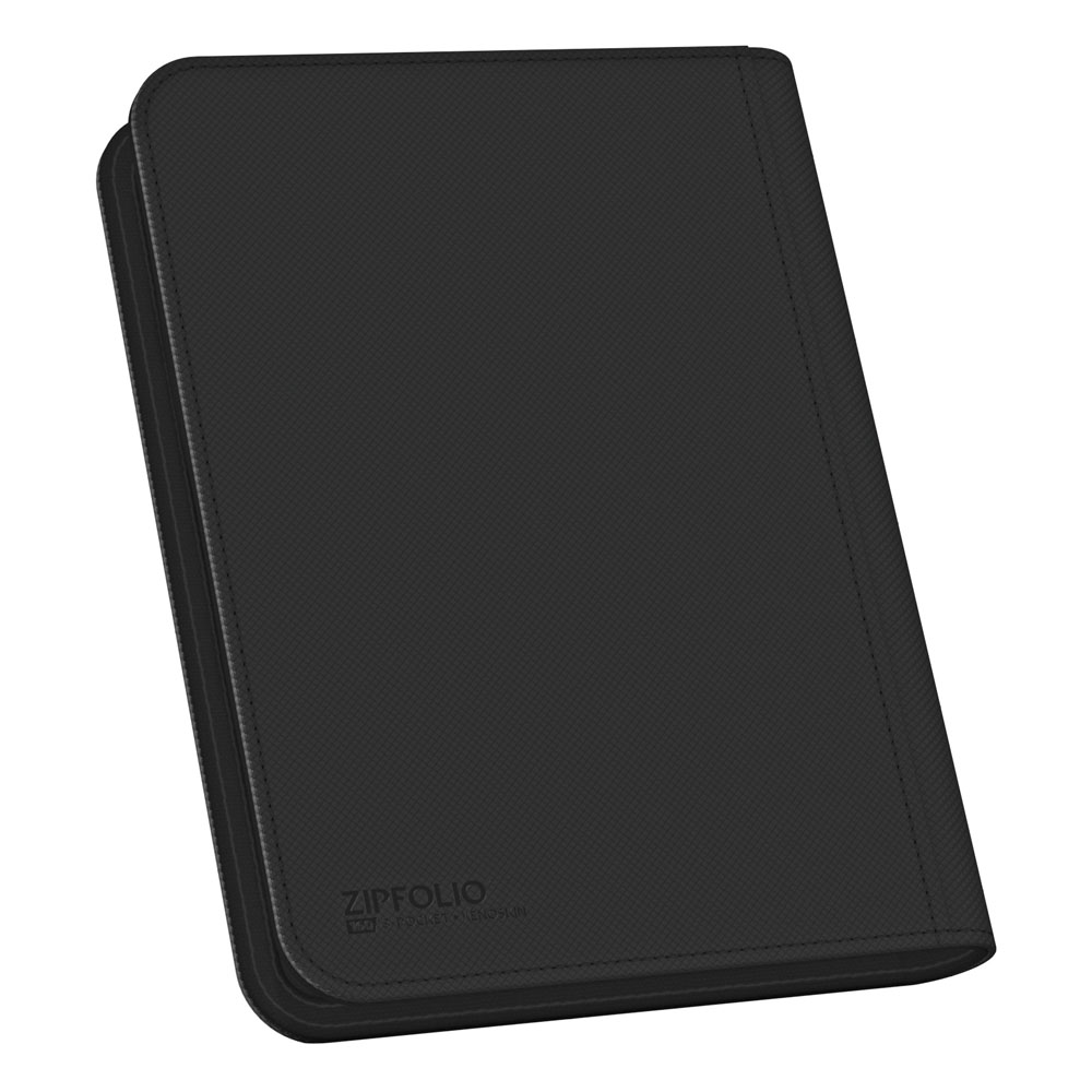 Ultimate Guard Zipfolio 160 8-Pocket Xenoskin - Black - MangaShop.ro