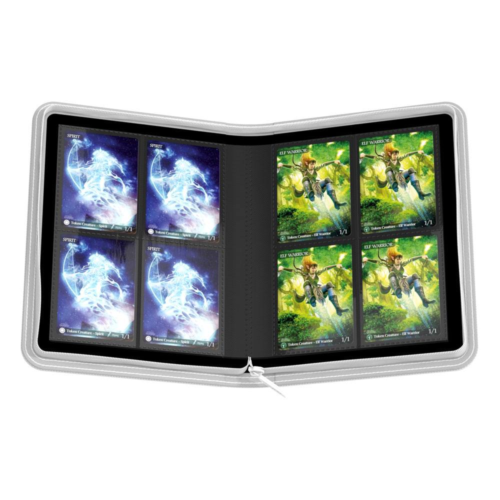 Ultimate Guard Zipfolio 160 8-Pocket Xenoskin - White - MangaShop.ro
