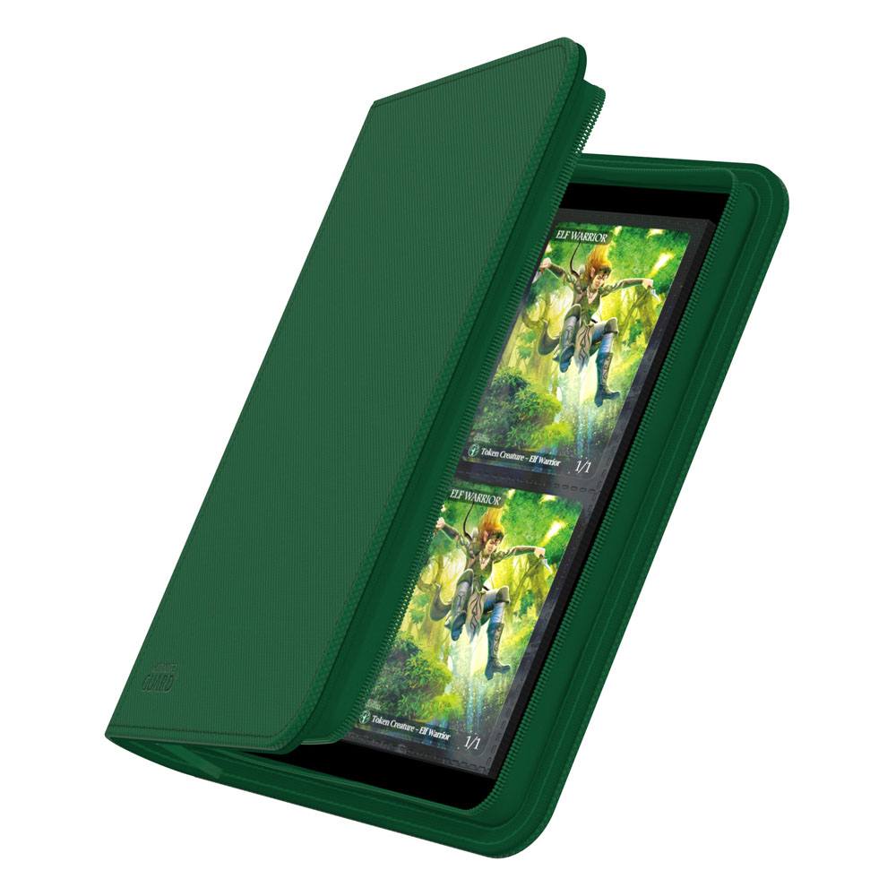 Ultimate Guard Zipfolio 160 8-Pocket Xenoskin - Green - MangaShop.ro