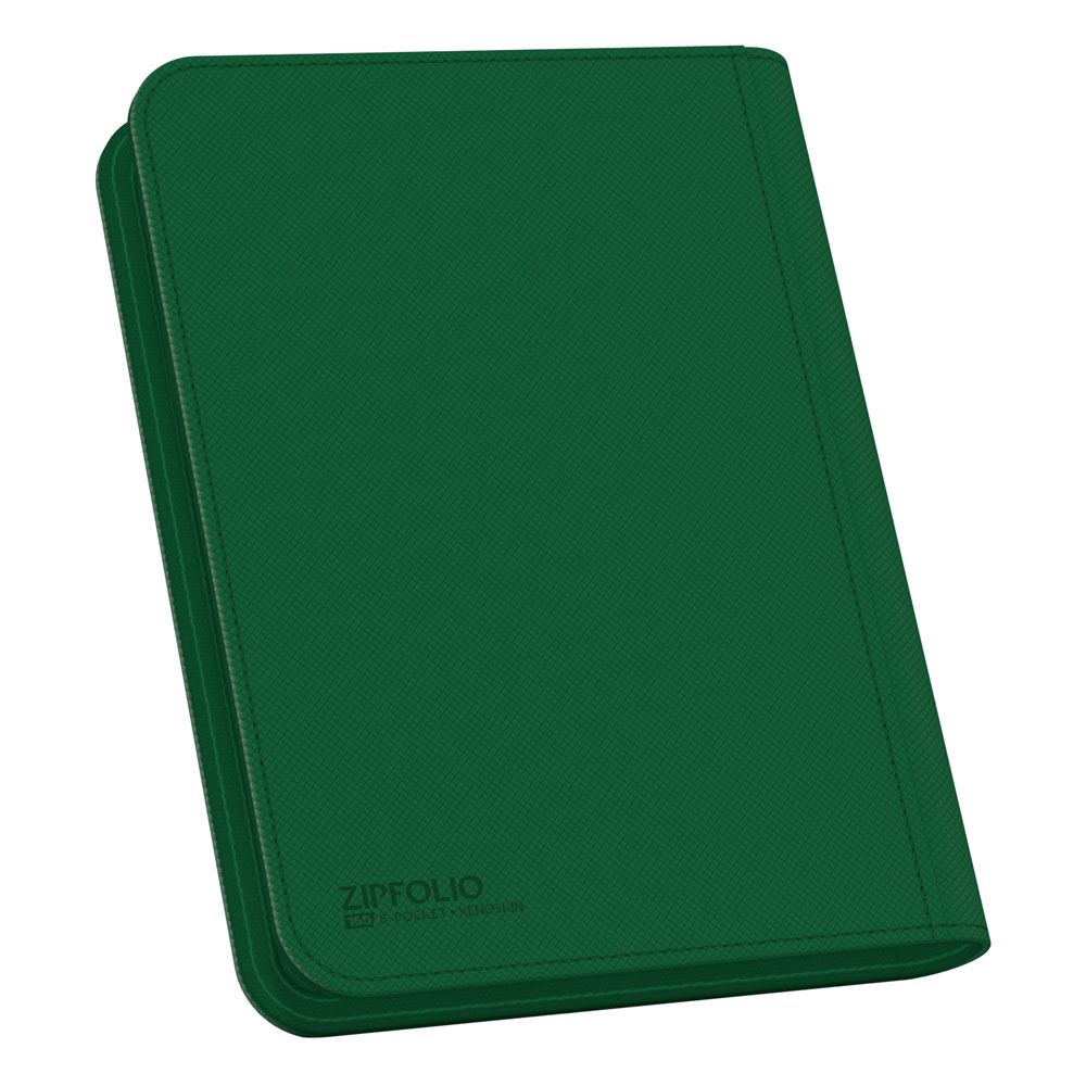 Ultimate Guard Zipfolio 160 8-Pocket Xenoskin - Green - MangaShop.ro