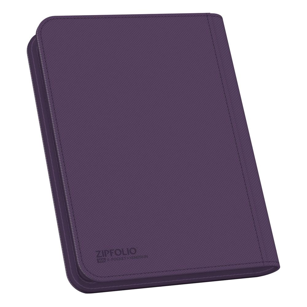Ultimate Guard Zipfolio 160 8-Pocket Xenoskin - Purple - MangaShop.ro