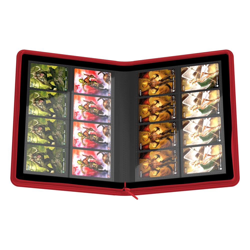 Ultimate Guard Zipfolio 320 16-Pocket Xenoskin - Red - MangaShop.ro