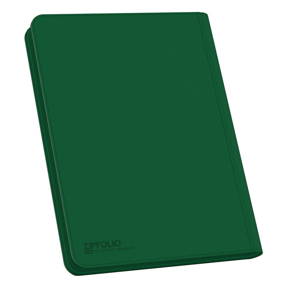 Ultimate Guard Zipfolio 320 16-Pocket Xenoskin - Green - MangaShop.ro