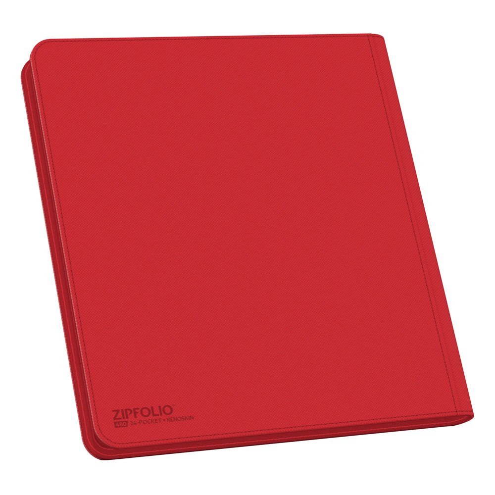 Ultimate Guard Zipfolio 480  24-Pocket Xenoskin - Red - MangaShop.ro