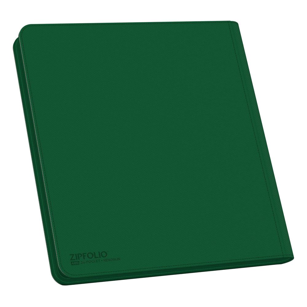 Ultimate Guard Zipfolio 480  24-Pocket Xenoskin - Green - MangaShop.ro