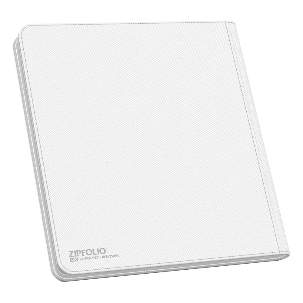 Ultimate Guard Zipfolio 480 - 24-Pocket XenoSkin (Quadrow) - White - MangaShop.ro