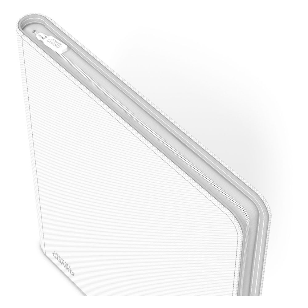 Ultimate Guard Zipfolio 480 - 24-Pocket XenoSkin (Quadrow) - White - MangaShop.ro