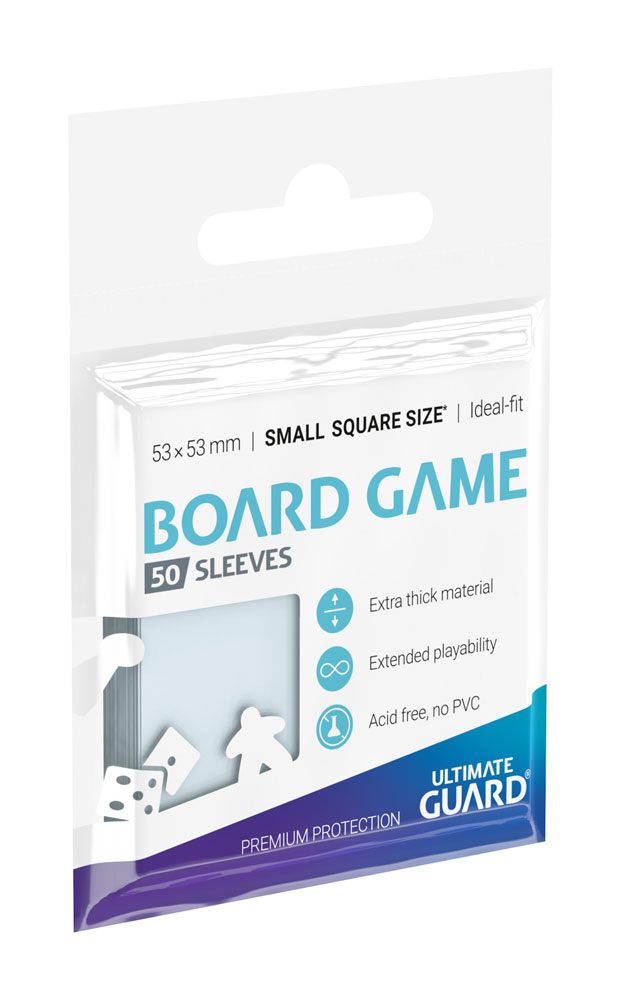 Ultimate Guard Premium Soft Sleeves for Board Game Cards Small Square (50) - MangaShop.ro