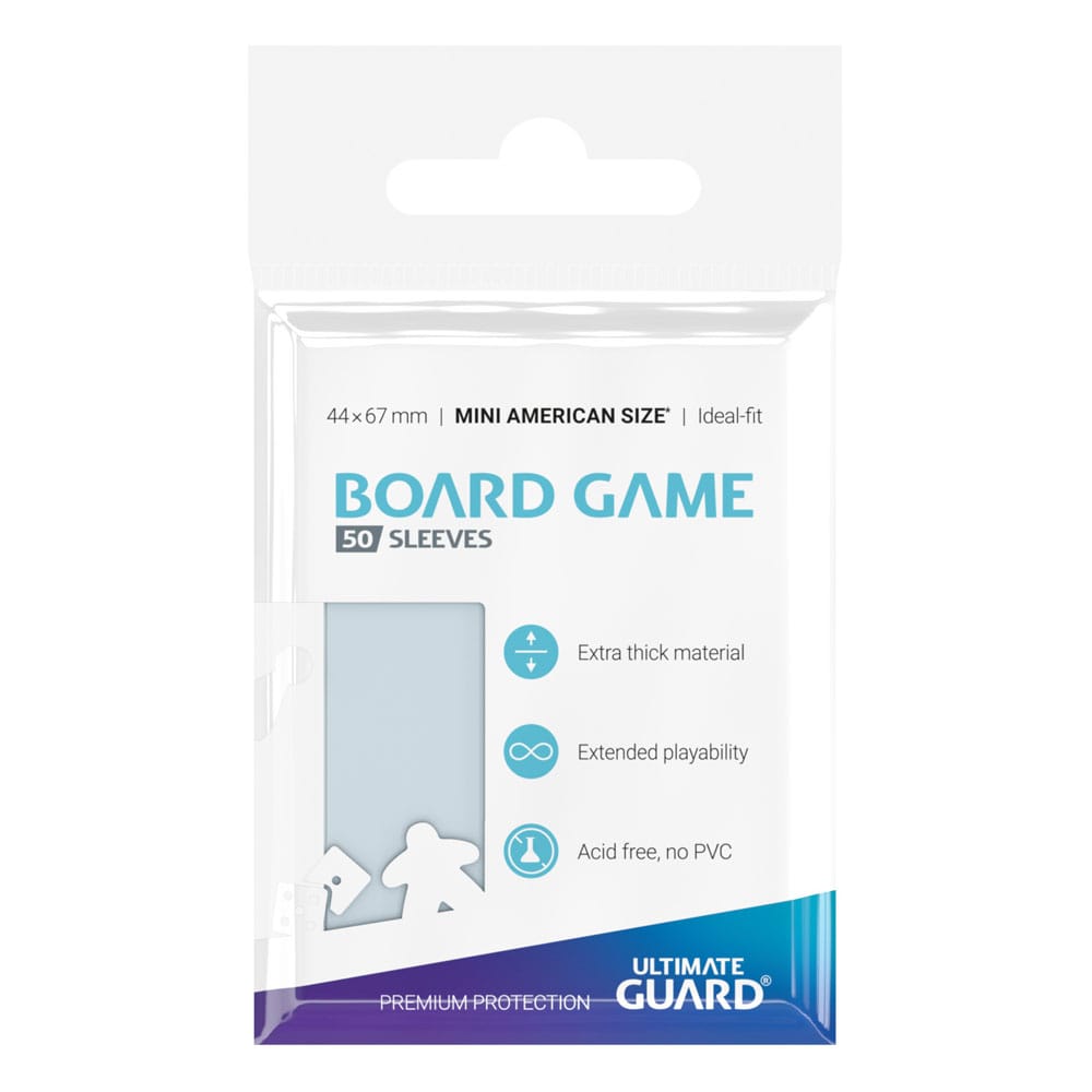 Ultimate Guard Premium Soft Sleeves for Board Game Cards Mini American (50) - MangaShop.ro