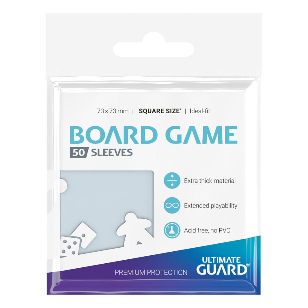 Ultimate Guard Premium Soft Sleeves for Board Game Cards Square (50) - MangaShop.ro