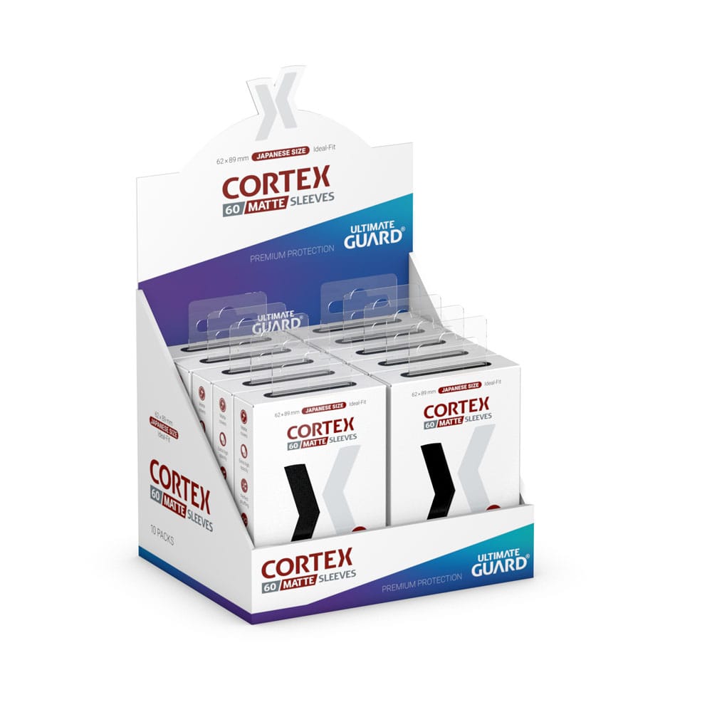 Ultimate Guard Cortex Sleeves Japanese Size Matte  Black (60) - MangaShop.ro
