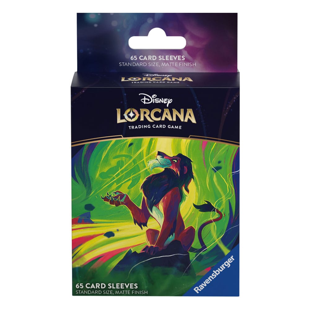Disney Lorcana TCG Card Sleeves Scar (65) - MangaShop.ro