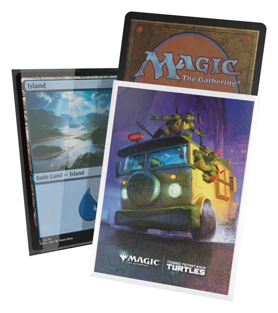Ultimate Guard Art Sleeves Magic: The Gathering | Teenage Mutant Ninja Turtles - Turtle Van - MangaShop.ro