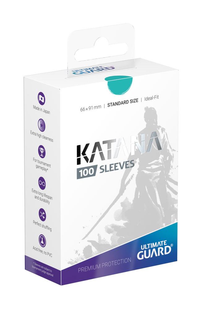 Ultimate Guard Katana Sleeves Standard Size Turquoise (100) - MangaShop.ro