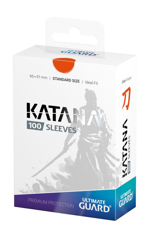 Ultimate Guard Katana Sleeves Standard Size Orange (100) - MangaShop.ro