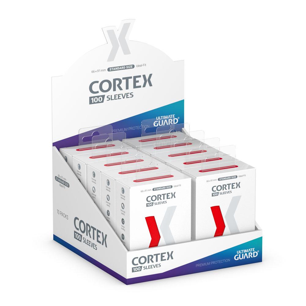 Ultimate Guard Cortex Sleeves Standard Size (100) - Red - MangaShop.ro
