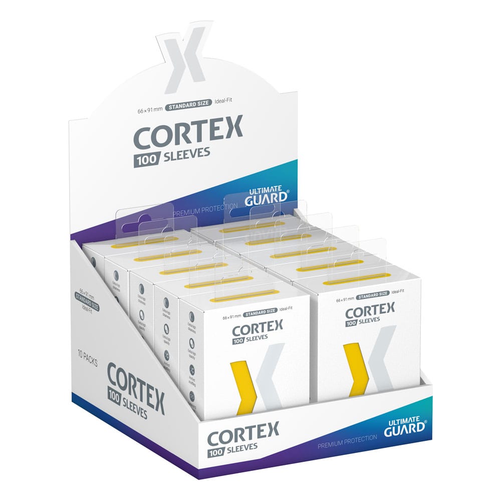 Ultimate Guard Cortex Sleeves Standard Size (100) - Yellow - MangaShop.ro