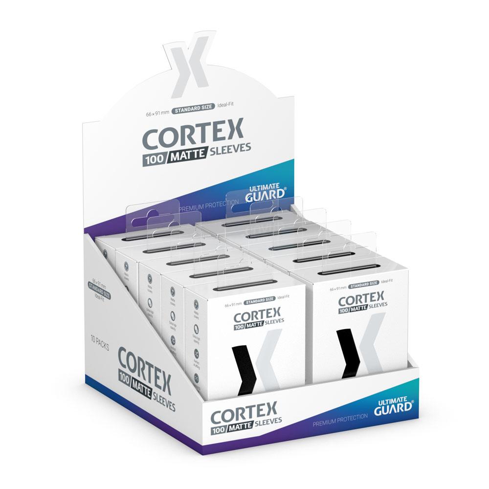 Ultimate Guard Cortex Sleeves Matte Standard Size (100) - Black - MangaShop.ro