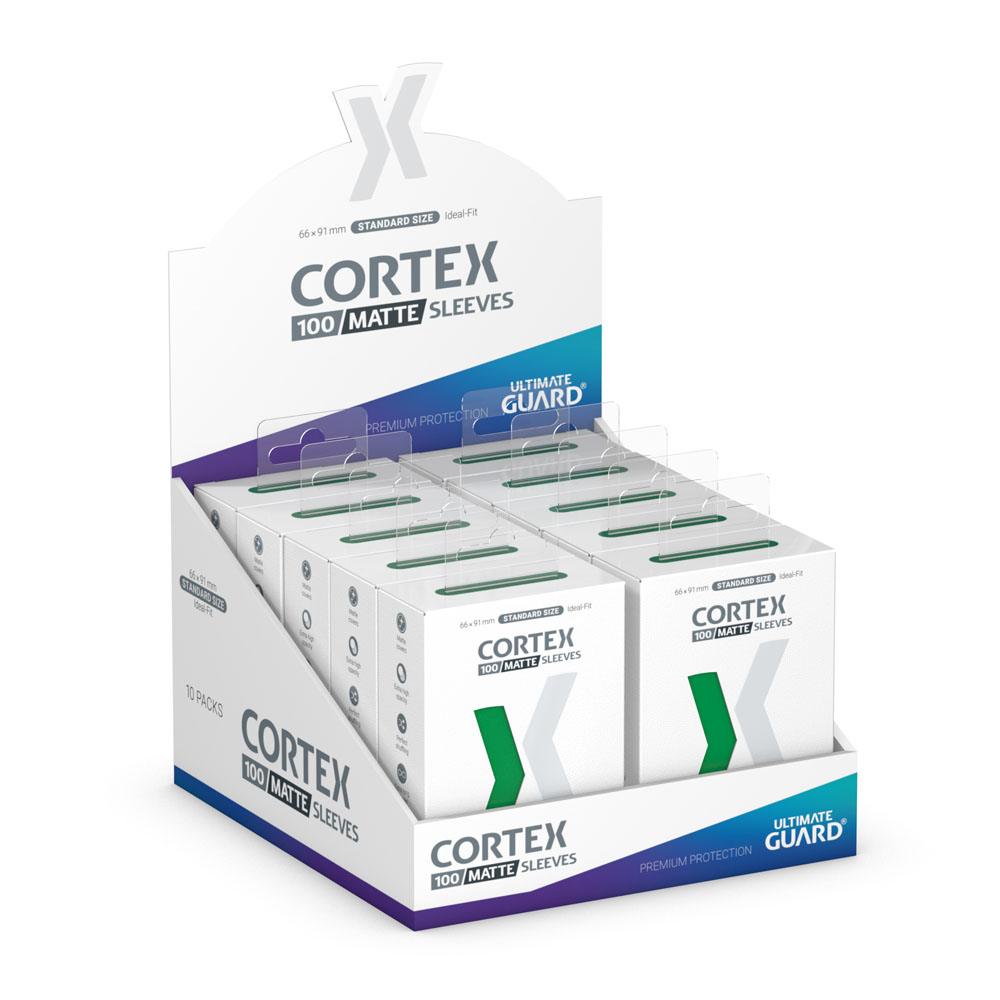 Ultimate Guard Cortex Sleeves Matte Standard Size (100) - Green - MangaShop.ro