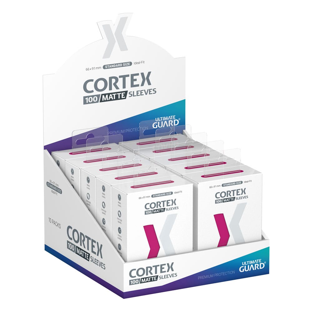 Ultimate Guard Cortex Sleeves Matte Standard Size (100) - Pink - MangaShop.ro