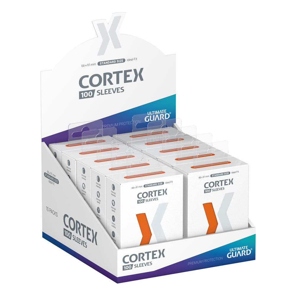 Ultimate Guard Cortex Sleeves Standard Size (100) - Orange - MangaShop.ro