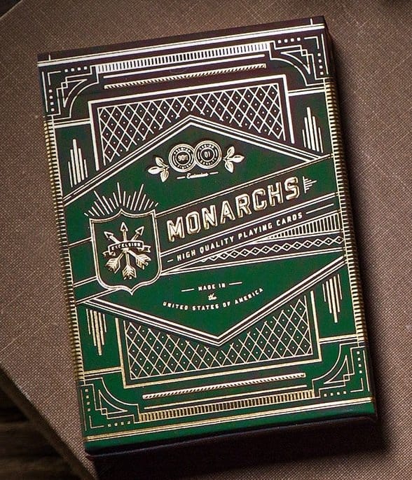 Theory 11 Playing Cards Monarch Green - MangaShop.ro